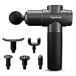 Lifelong Percussion Massage Gun | Full Body Massager for Pain Relief | Rechargeable Cordless Deep Tissue Massage Machine | 6 Specialised Heads for Use at Gym, Home & During Travel