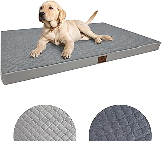 Odolplusz Orthopädisches Hundebett Grosse Hunde | Hundekissen für mittelgroße und große Hunde | Hundematratze mit Waschbarem Bezug | (Grau, 100x70x7cm) product image