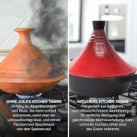Joeji's Kitchen Marokkói Tagine Edény 28 cm - Tapadásmentes Alumínium Főzőedény Fedővel, 4,5L, Indukciós Tűzhelyre, Mosogatógépben Mosható 4