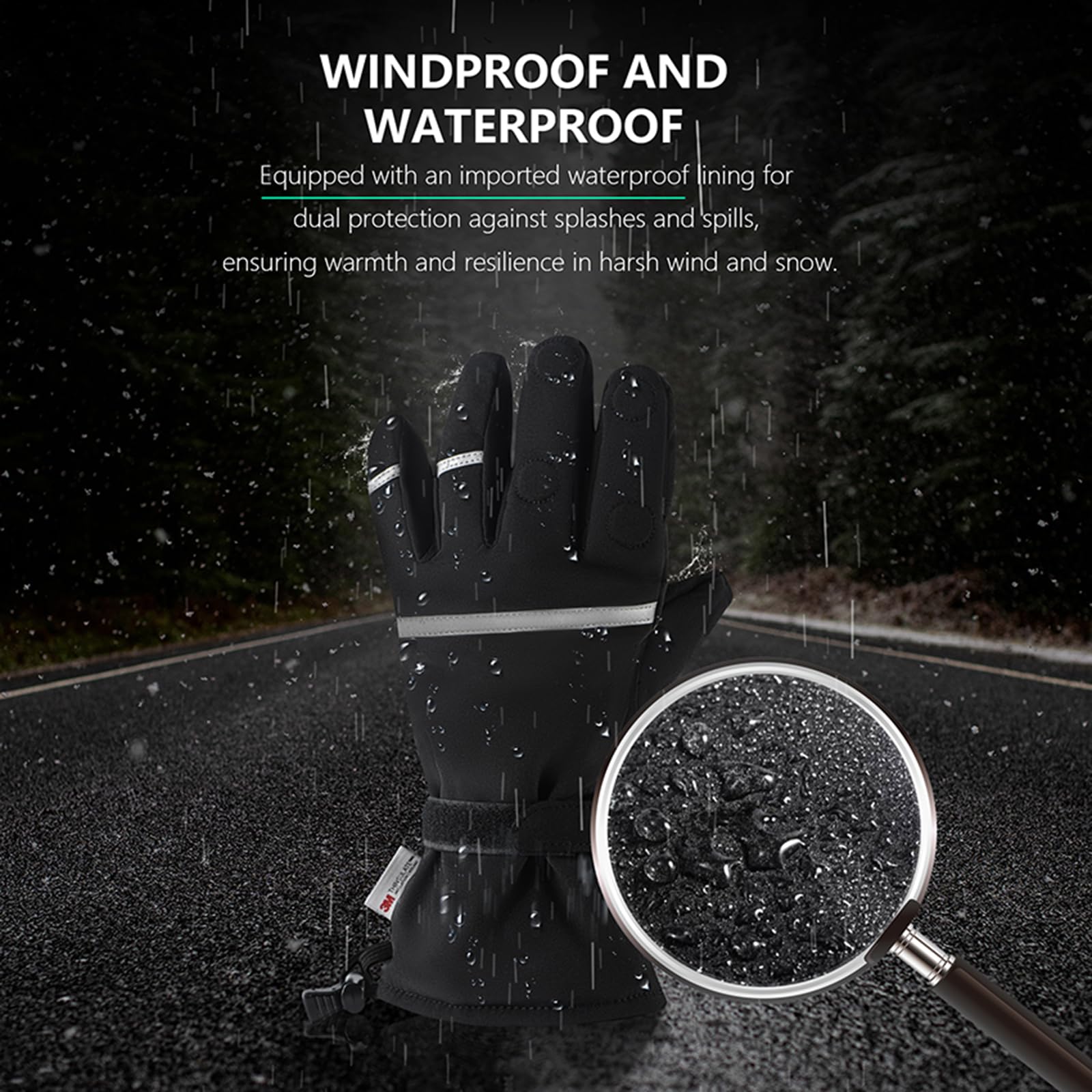 Guantes de vuelo para drones, guantes de fotografía, adecuados para fotógrafos profesionales al aire libre, ciclismo, montañismo, caminar, conducir, esquí, invierno, guantes cálidos talla