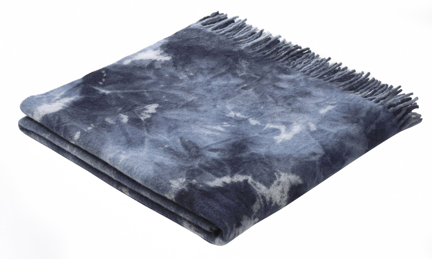 biederlackDenim Plaids Blanket Throw 130x170cm, Cashmere, Batik, Full