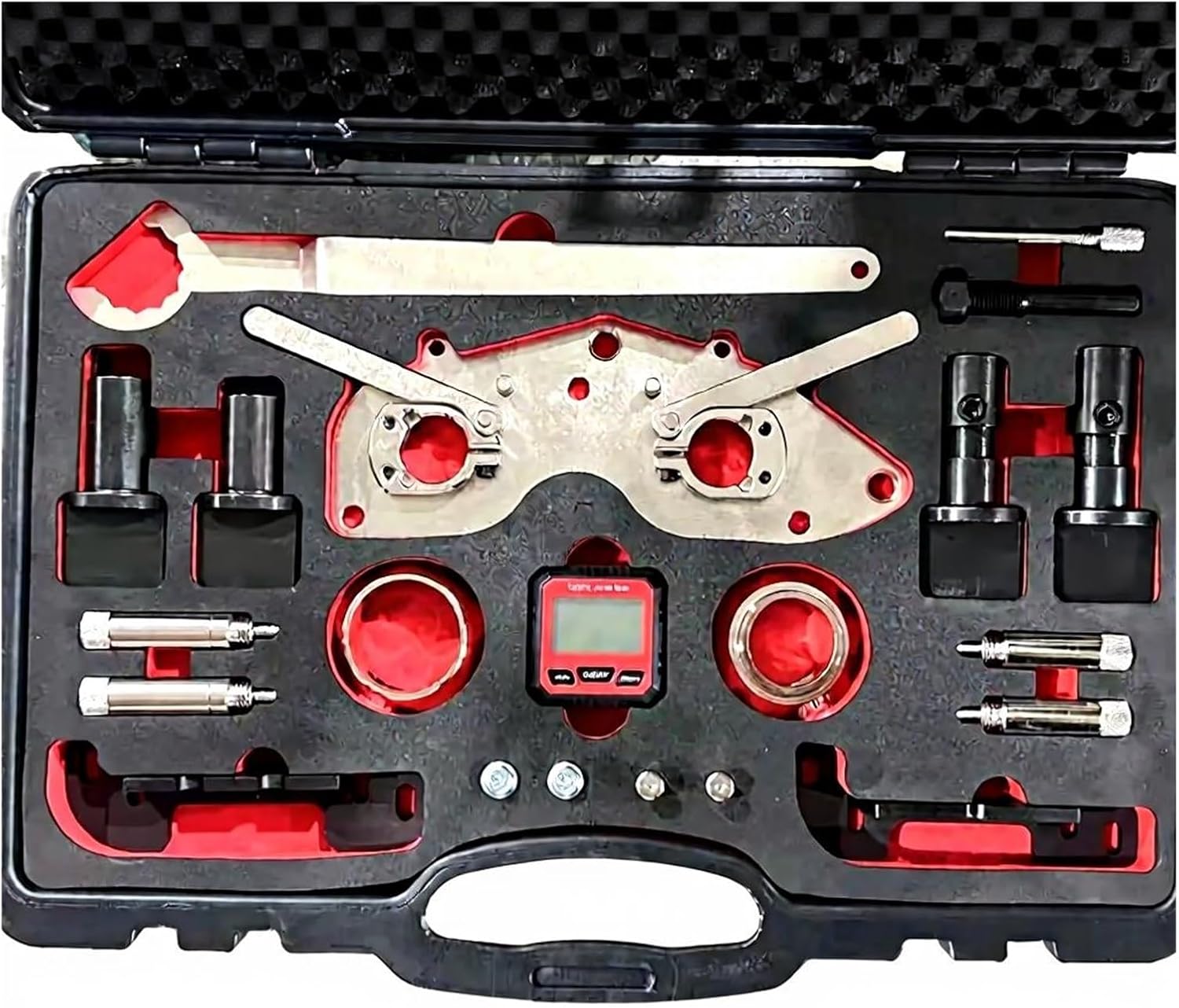 Cracked Compatible for VW Audi Engine 1.5T Electronic Valve Timing Tool VAS611007 Engine Camshaft Tensioning Locking Alignment Timing Belt Tool Kit