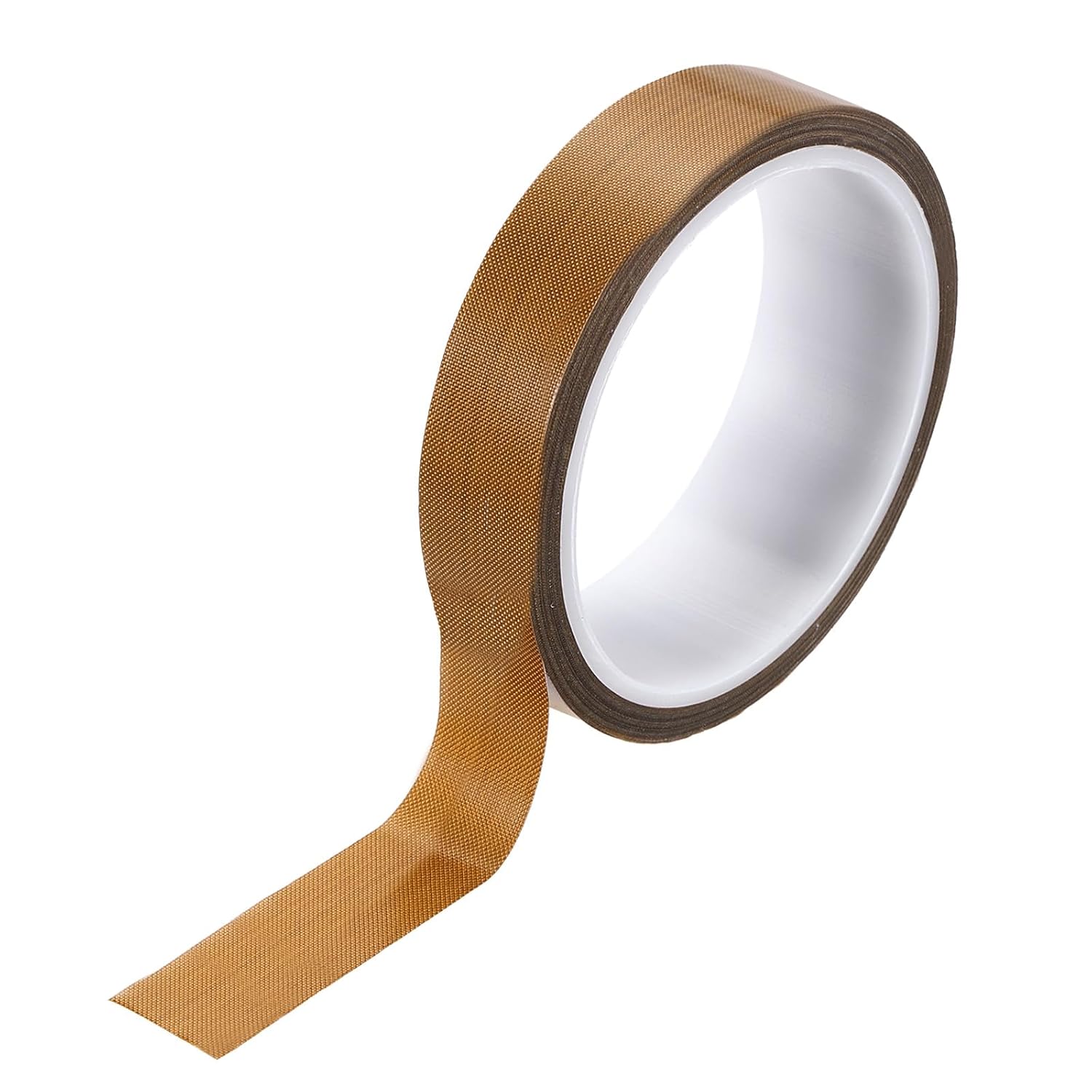 PATIKIL High Temperature PTFE Tape 13/16 Inch x 33 Feet, PTFE Coated Fiberglass Adhesive Tape for Vacuum Sealer Machines Hand-Impulse Sealers Insulation, Brown