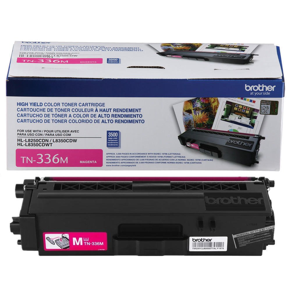 Brother HL-8250, 8350, MFC-8600, 8850 Tn336 Toner Cartridge, Black/Cyan/Magenta/Yellow, 4 Pack from Reseller
