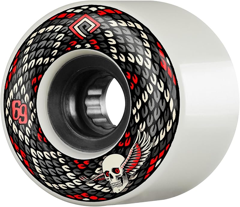 Powell Peralta Snakes 69mm 75A ruedas de skate blancas