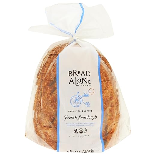 Bread Alone, Organic French Sourdough, Sliced, 22 oz