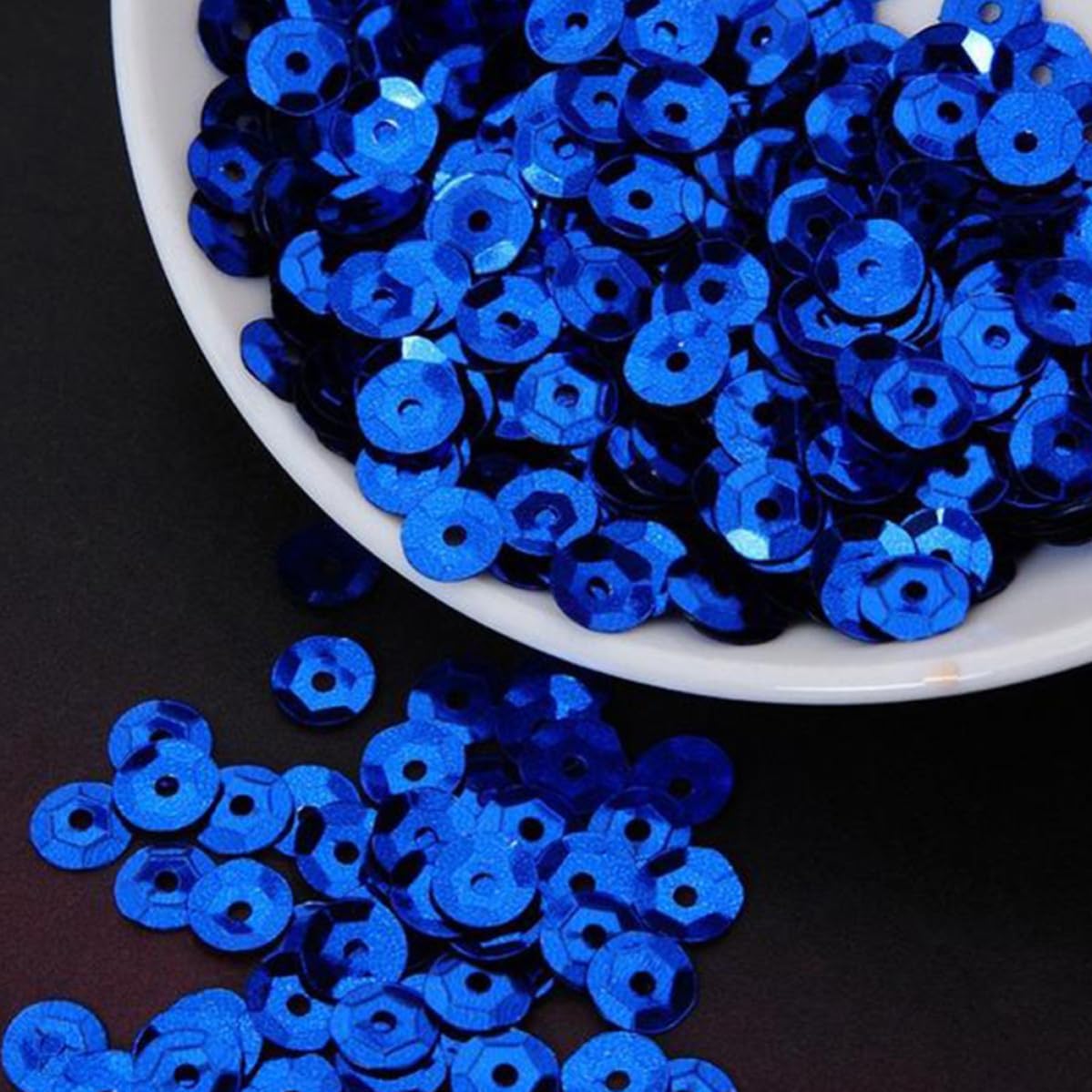 1000pcs MM Round Colorful Sequins for Craft and Embellishment, DIY