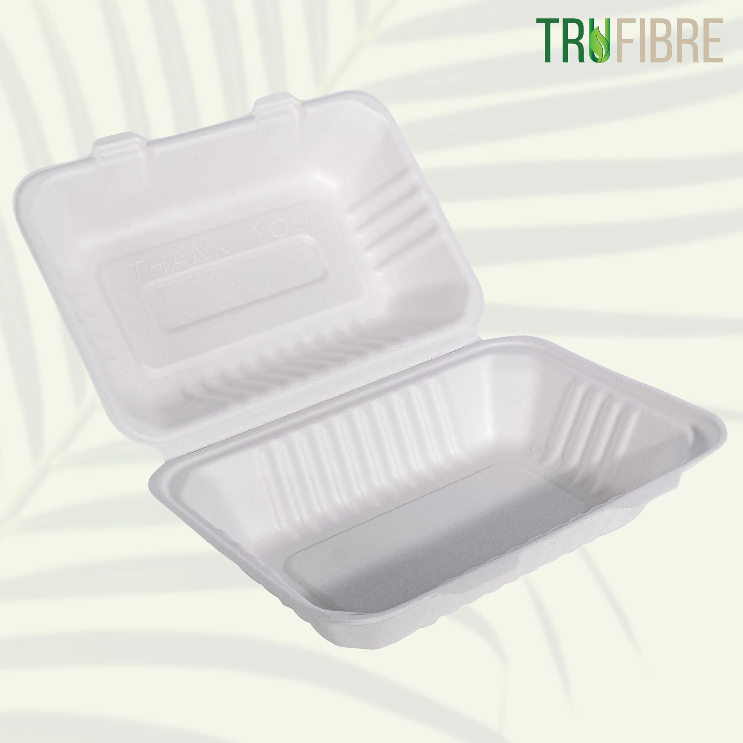 Recipientes desechables blancos con tapas, cajas para llevar, pasteles Bento, postres, sándwiches, recuerdos de fiesta, eventos, 9 x 6, paquete de 50 unidades