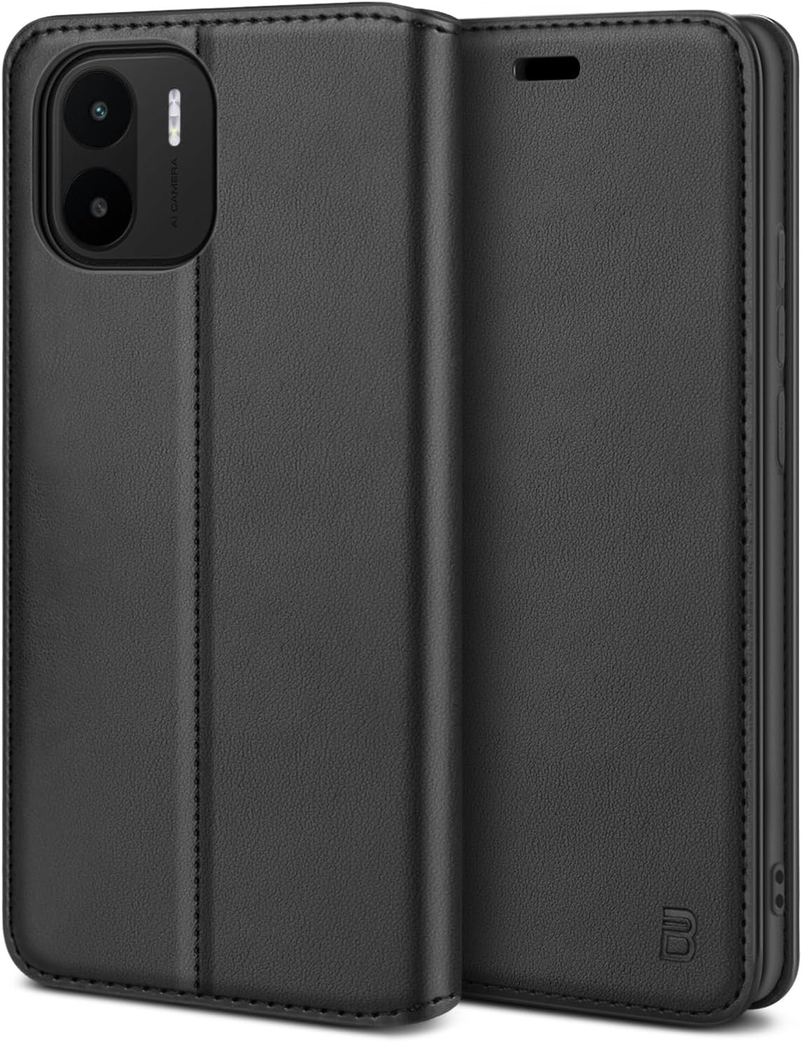 Custodia Portafoglio Per Xiaomi Redmi A1/A2 - Cover Flip Con Farfalla, Chiusura Magnetica E Slot Per Carte - 2