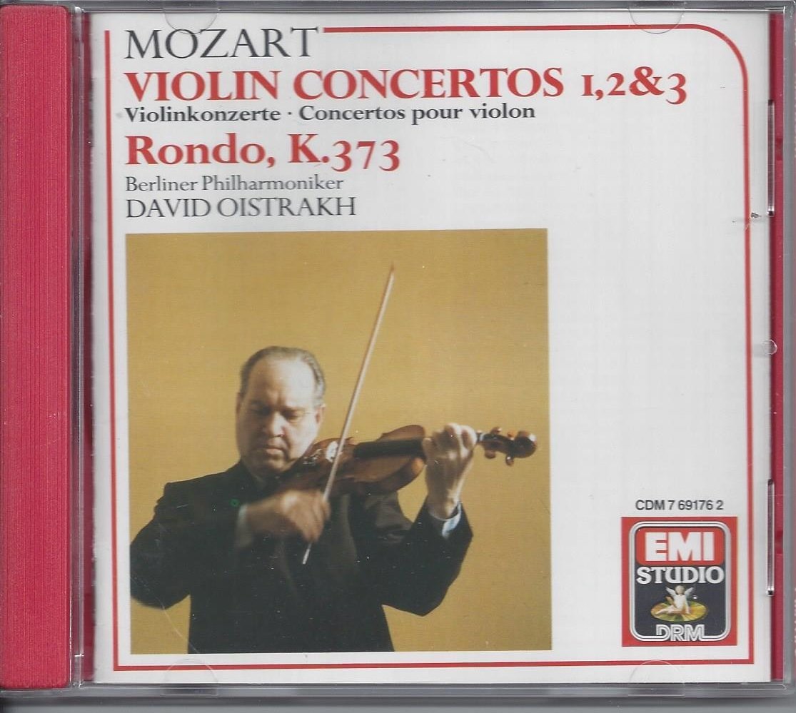 Violin Concerti 1-3 [Audio CD] Mozart; Oistrakh and Bpo