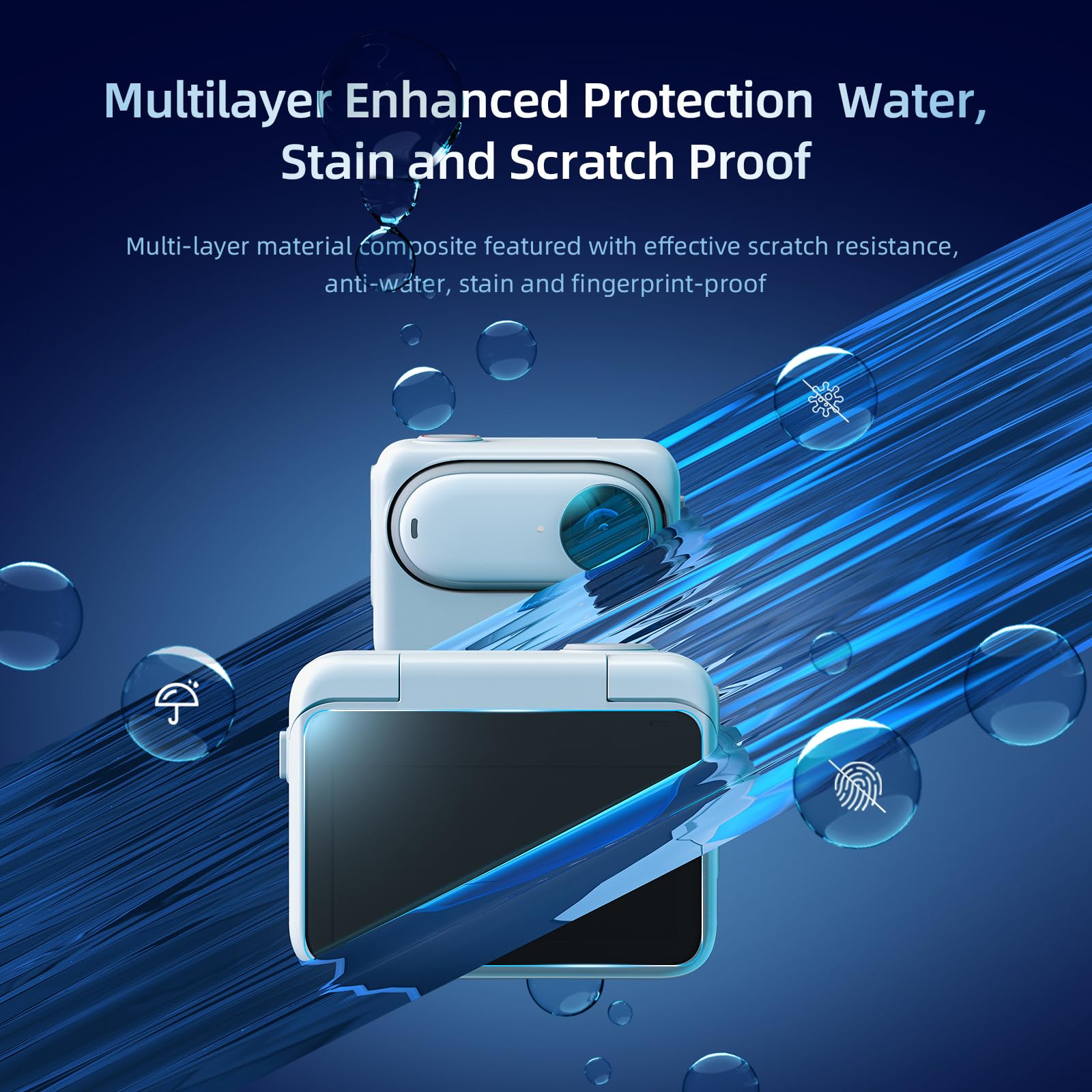 Effcotuo Schutzfolie Set Für Insta360 Go Ultra - 3x Display + 3x Objektiv Schutz Panzerglas