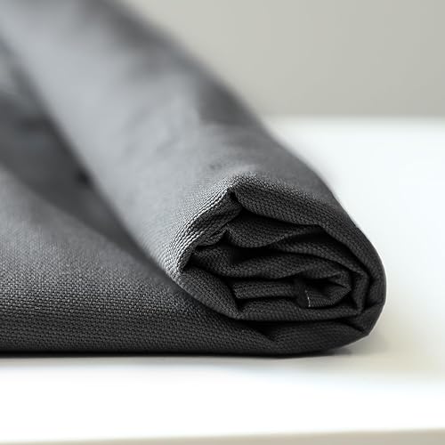 Vista 26 de Simple&Opulence The Yard, tela de lona 100% algodón, 10 onzas, 59 pulgadas, tela de pato natural, peso medio para pintar, coser, manualidades