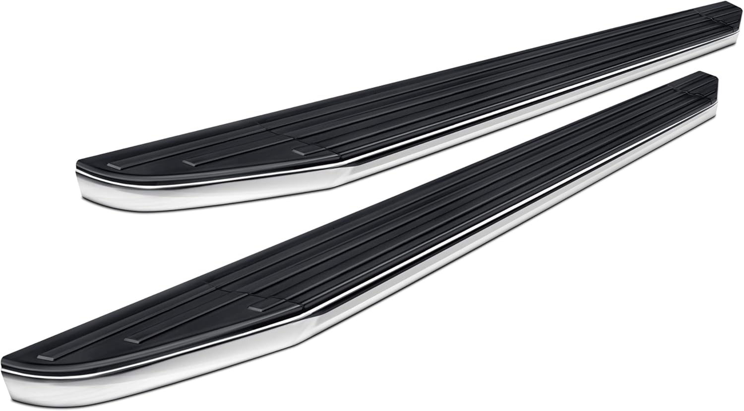 Black Horse Off Road Black Aluminum Premium Running Boards Compatible with 2020-2022-Ford Explorer / 2020-2022 Lincoln Aviator