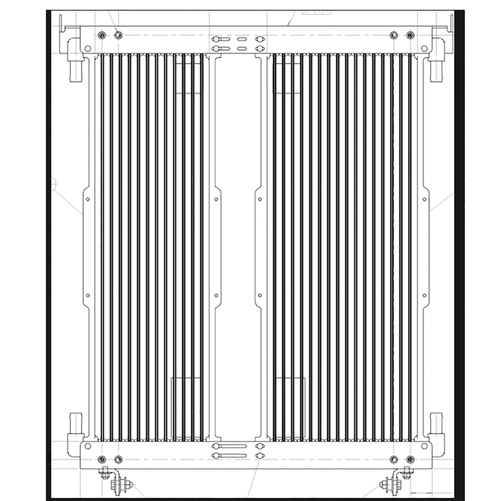 Radiateur D'huile 211-3461 Pour Caterpillar CAT 414E 416E 422E 428E | Pièce Neuve