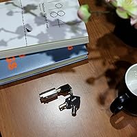 Vista 7 de Paquete de 2 cerraduras y llaves expendedoras de alta seguridad (con llave diferente), candado de soda para coque, pepsi, aperitivos, máquinas