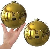 Vista 221 de GameXcel - Esferas navideñas grandes y ornamentos colgantes para árbol de Navidad que no se rompen