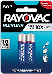 Rayovac Pilha Rayovac 20853 Azul Aa Pequena Pacote De 2