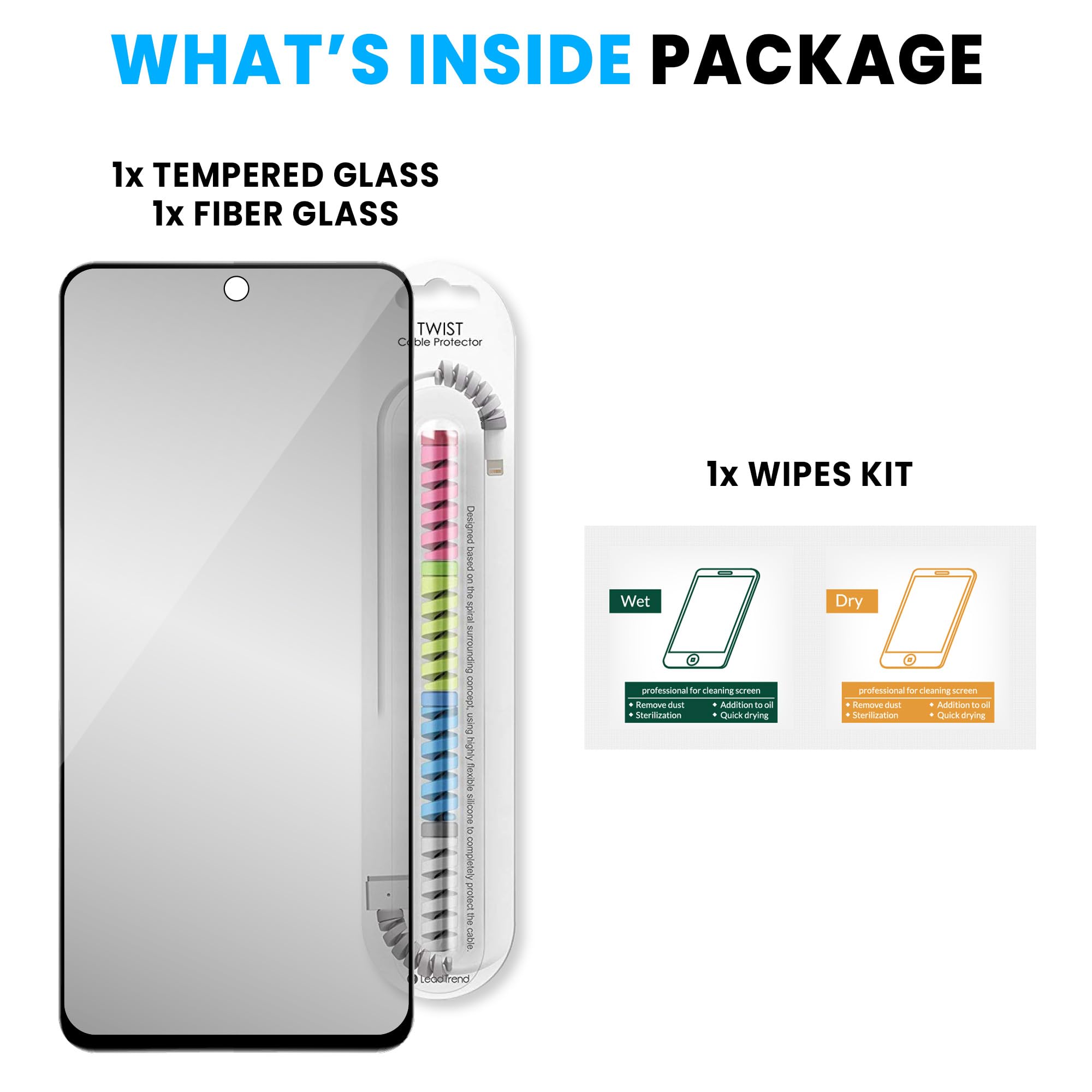 FIRST MART Privacy Tempered Glass for IQOO Z9x & Vivo T3x with