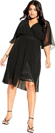 City Chic Womens Plus Size Love Affair Dress