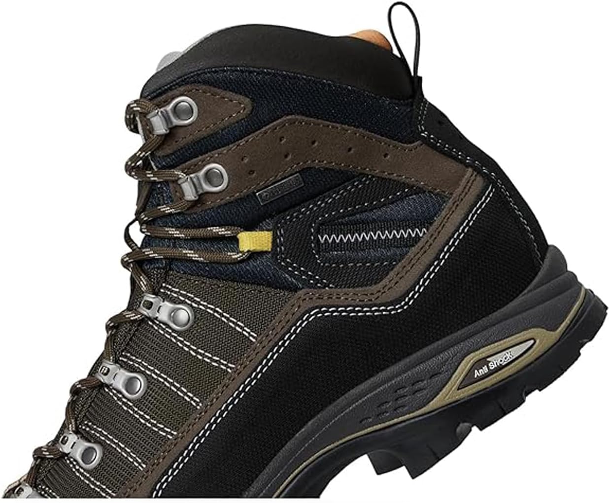 ASOLO Men's DRIFTER I EVO GV Water-Resistant mm 1.6-1.8 mm Suede Cordura Cushioned High Ankle Hiking Boots | Rubber Cap