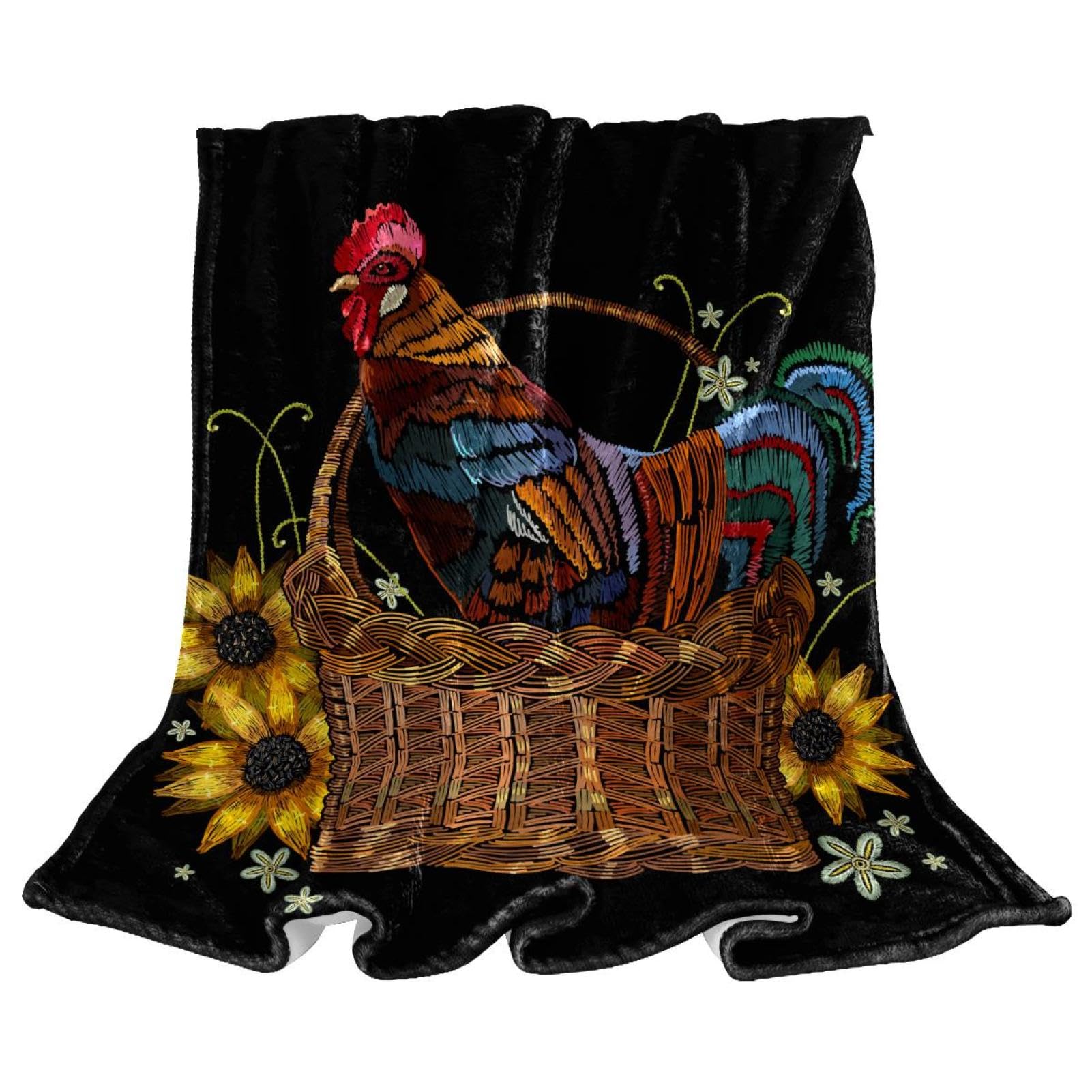 Couverture microfibre tournesol pour vos soirées cocooning sur le canapé