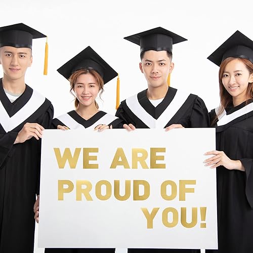 Miniatura 10 de Panelee 140 piezas de 20 hojas de calcomanías de letras grandes de 4 pulgadas, letras del alfabeto, letras autoadhesivas para aula, ventana, puerta,