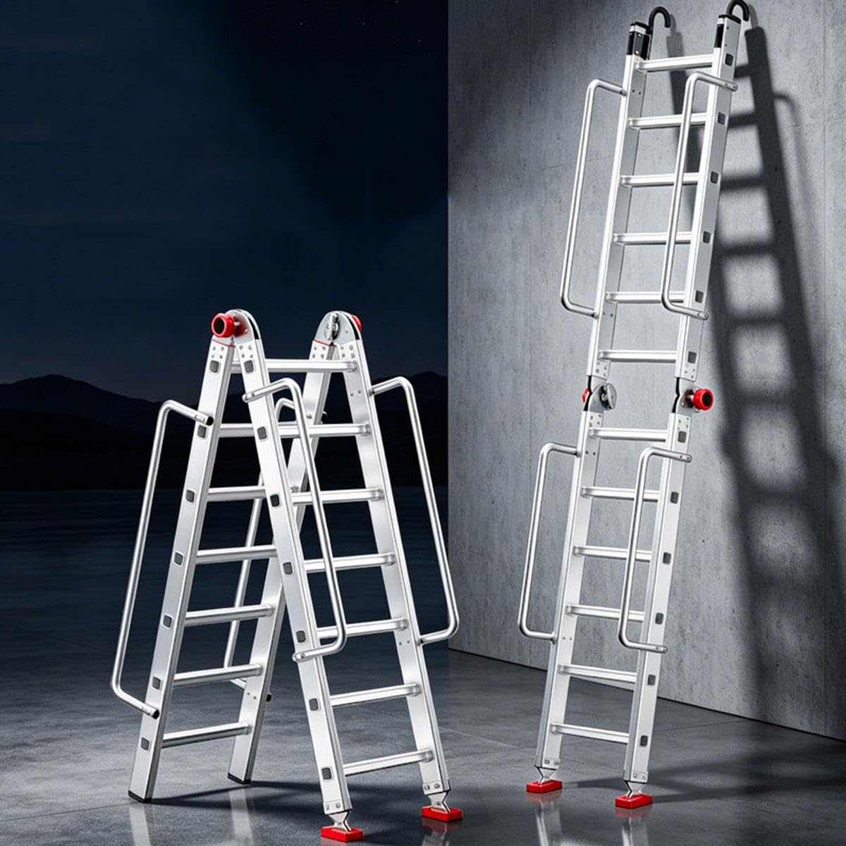 Escalera Plegable de Aluminio para Acceso a altillos o azoteas