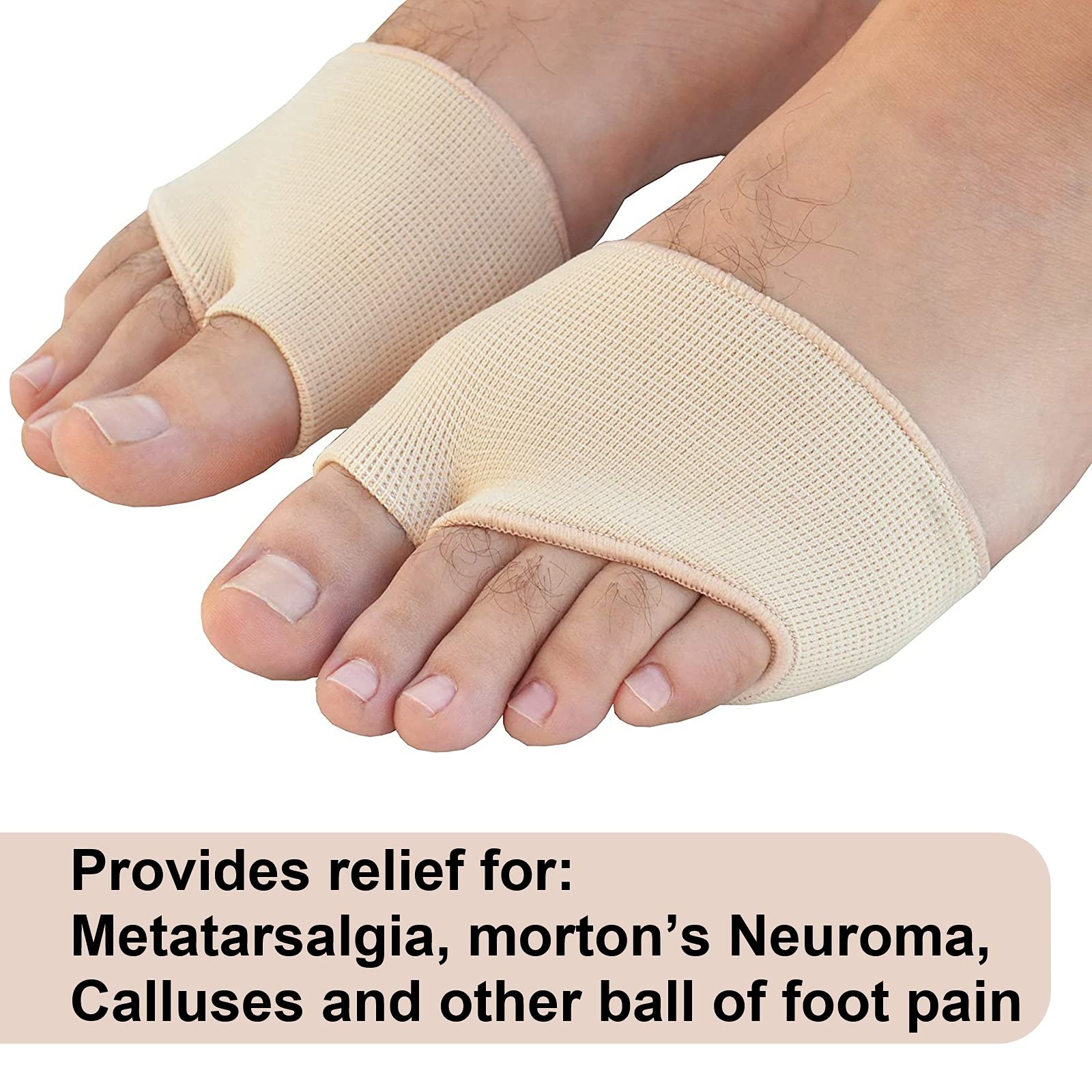 Medipaq® Metatarsal Gel Protector Cushion Pads Relieve Ball of Foot Pain Metatarsal Pads