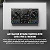 Controlador DJ profesional de 4 canales PIONEER DJ DDJ-FLX10 - Negro, paquete con soporte para laptop, audífonos y paño de pulido Austin Bazaar 7