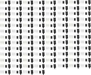 NDNCZDHC 100Set RC Servo Connector Kit 3 Pin Housing JST Connector Header 11.041 with Hook for Model Airplane