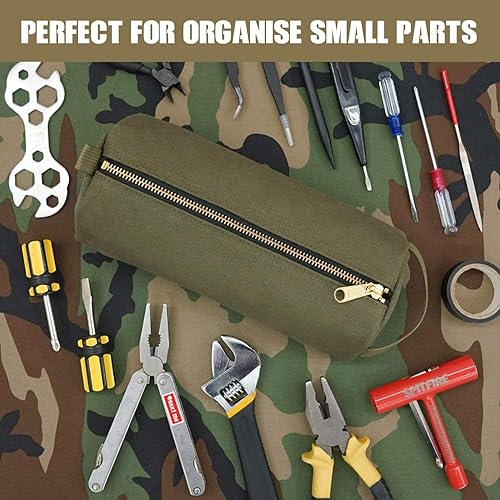 Miniatura 6 de Rough Enough - Bolsa de herramientas pequeña portátil, organizador EDC con asa