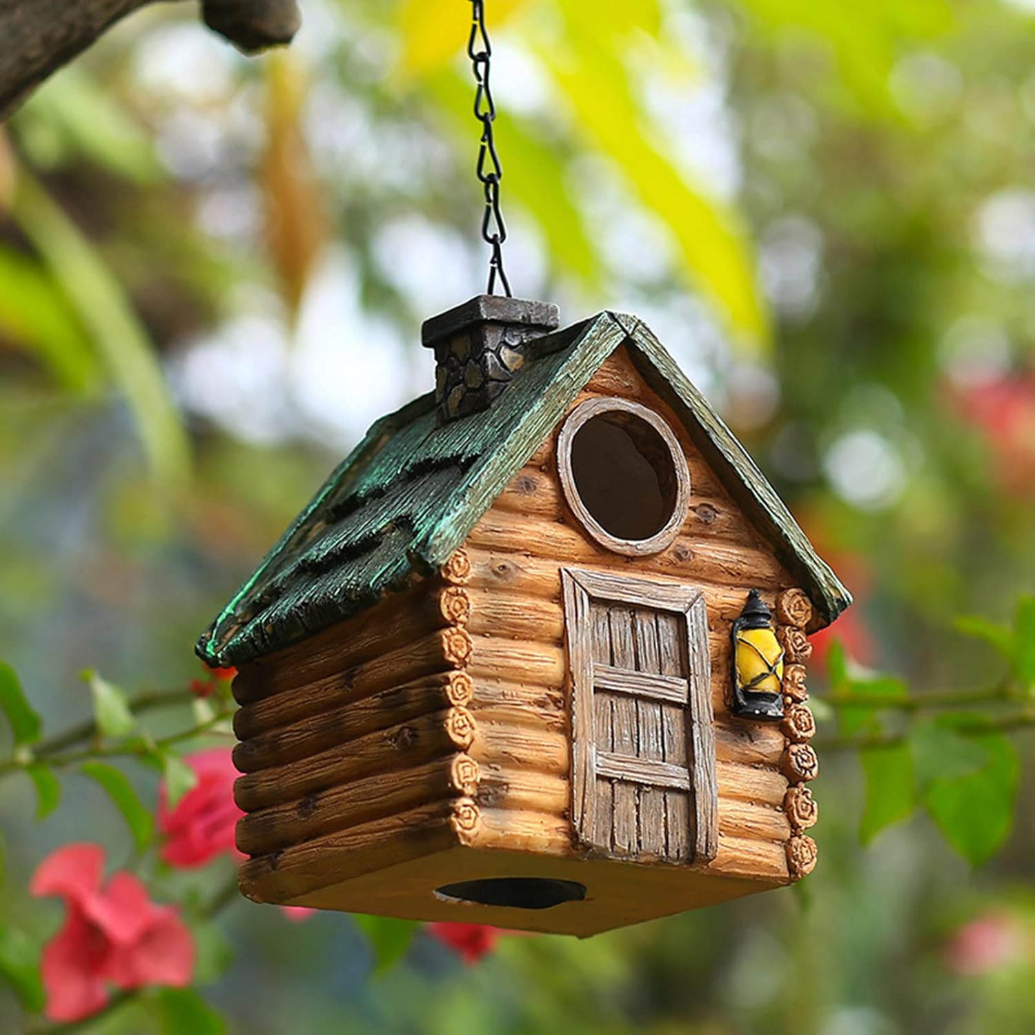 Resin Hanging Birds Nest Bird Cage Caged Bird House Outdoor Decorative Nest Hanging Parrot Nest Houses Pet Bedroom