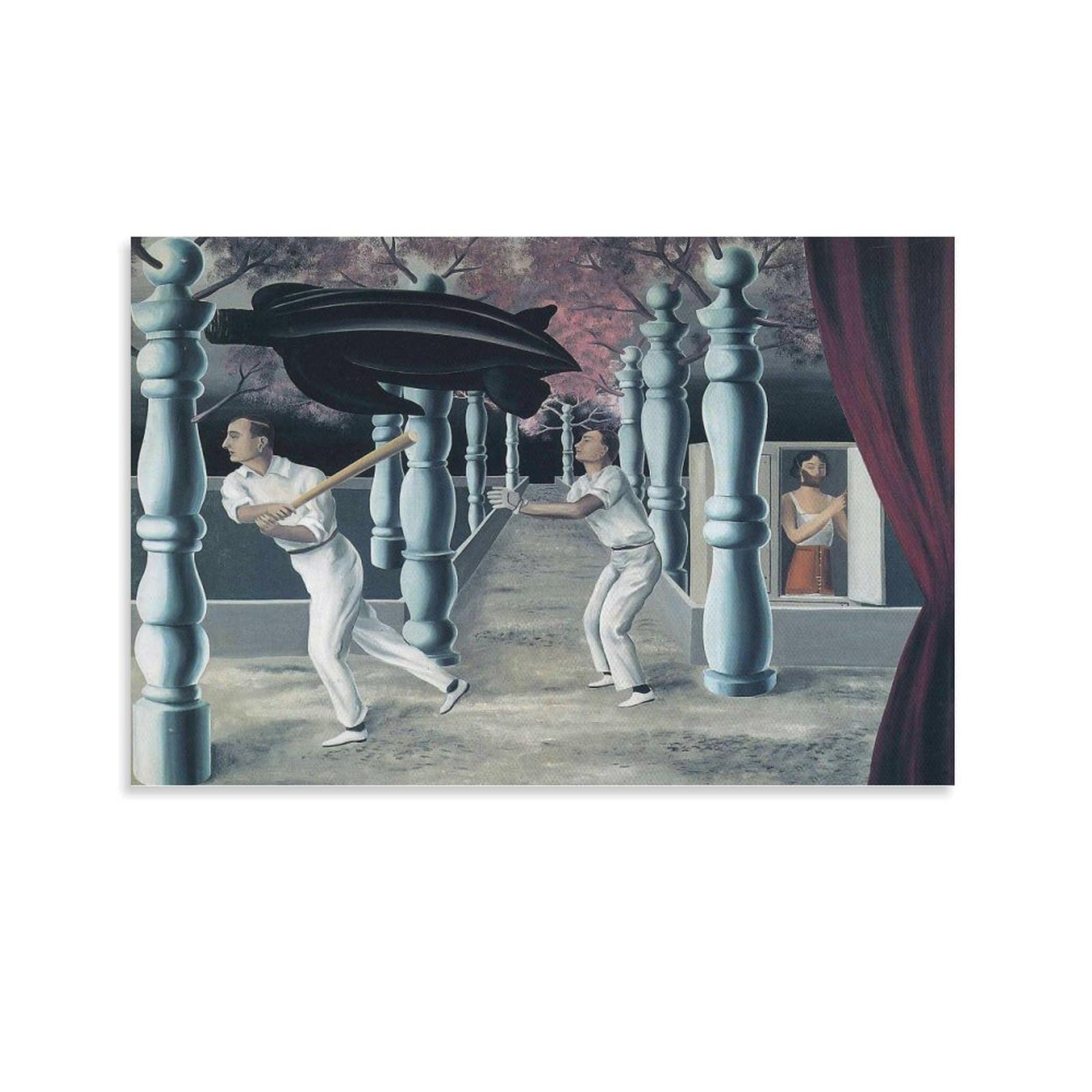 Amazon.co.jp: Rene Magritteルネ・マグリット《秘密の遊戯者