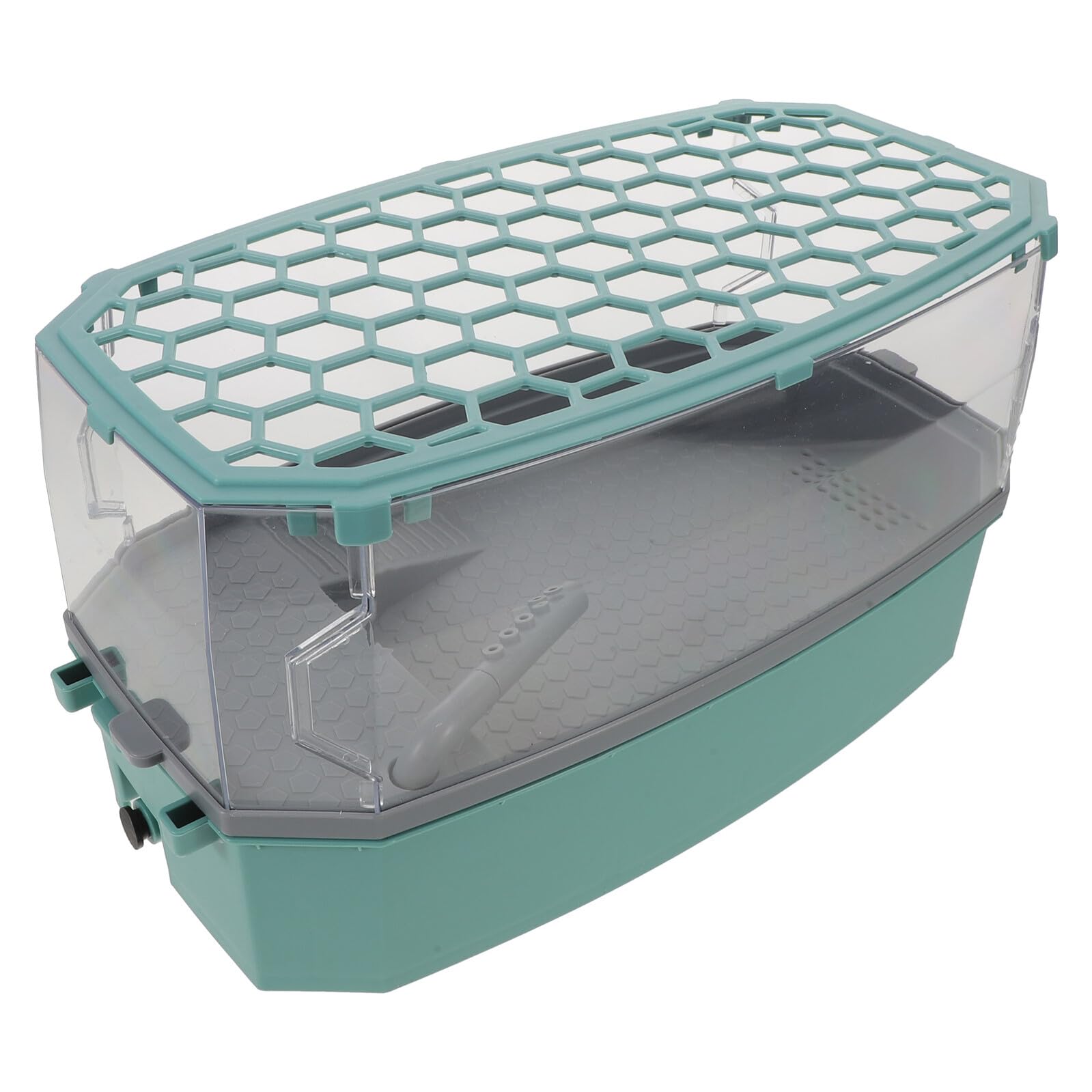Toddmomy Terrarium pour Tortues avec Plateforme de Repos Petit Aquarium pour Tortues Eau Douce et Reptiles Conception Anti-évasion pour Habitat Sécurisé