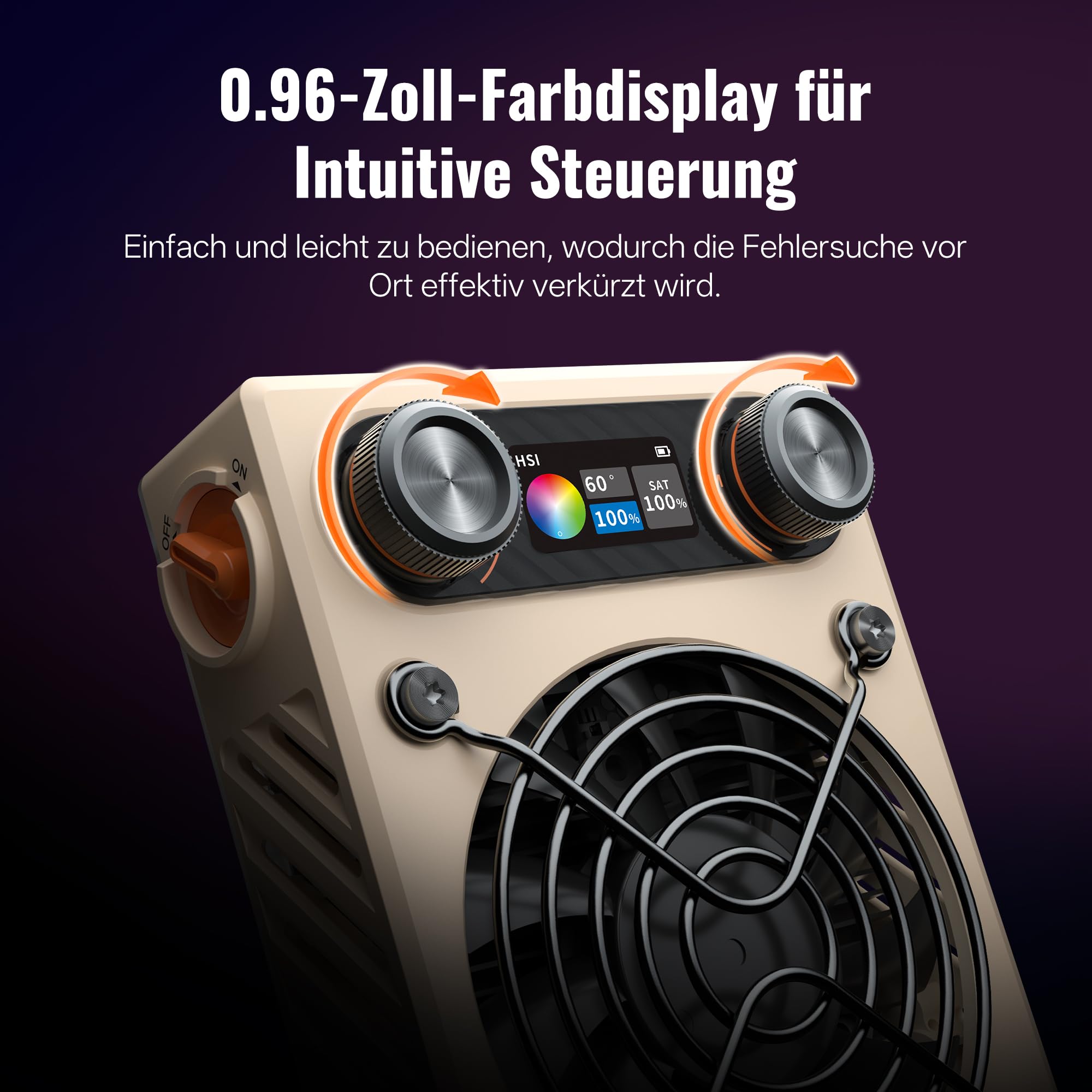 ZHIYUN FIVERAY M60 Ultra [Offiziell]60W RGB Videoleuchte mit Cold Shoe,430g | Magnetische Befestigung, App Steuerung&Herr-Sklave, Kamera Licht für DSLR Kamera/TikTok Live/YouTube/Vlogs, 2500K~10000K