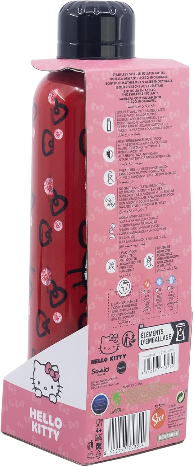 Sanrio Hello Kitty Stainless Steel Water Bottle