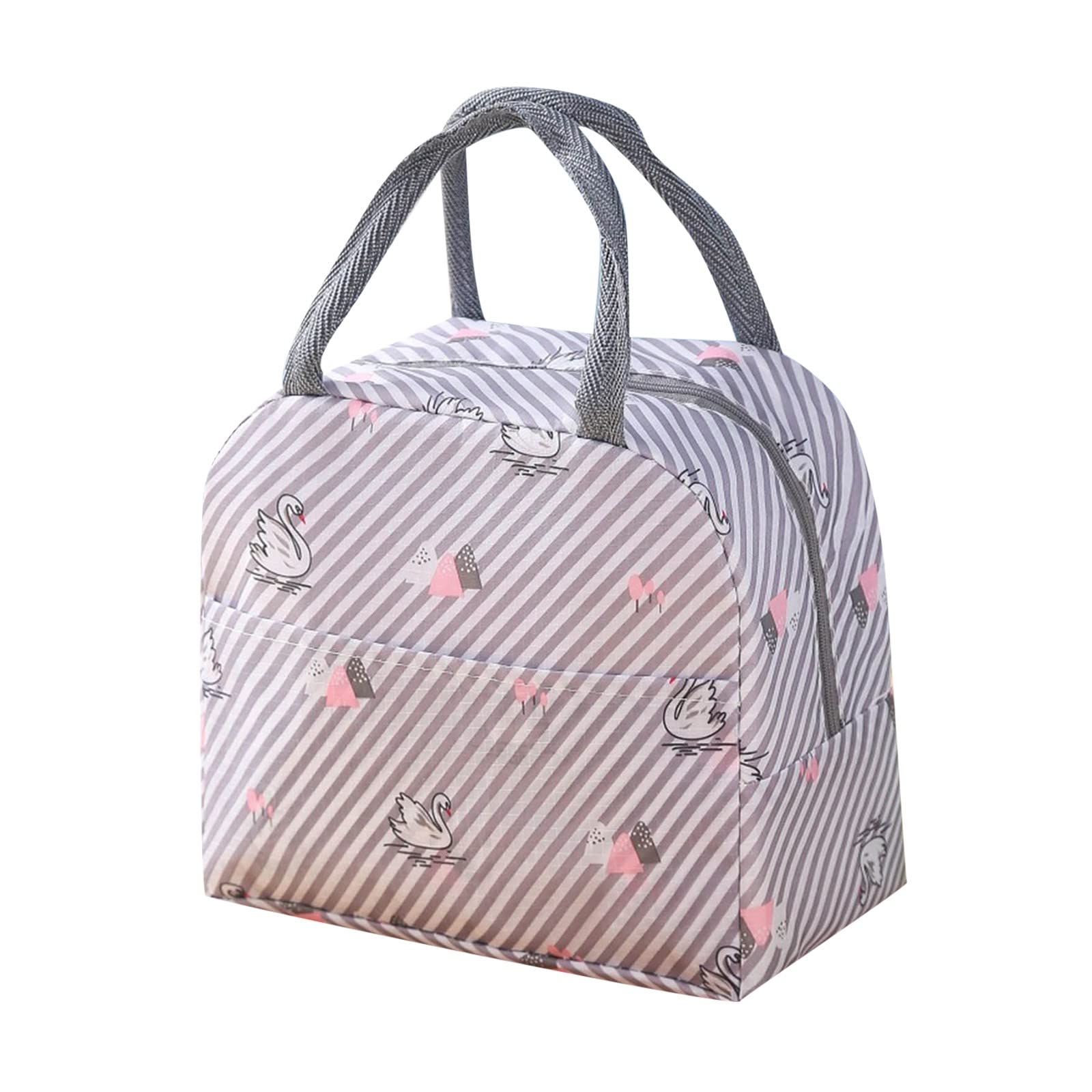 Lunch Box for Women Lunch Bag Women Men Cute Corduroy Lunch Tote Bags Insulated Lunch Box Large Capacity
