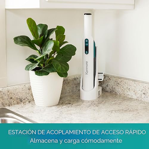Miniatura 3 de Kenmore HV3005 Aspiradora de mano inalámbrica sin escobillas de 11.1 V, ligera, versátil y portátil, potente succión con control de potencia de 2