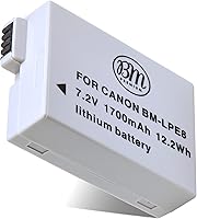 Vista 6 de BM Premium Paquete de 2 baterías LP-E8 para cámara digital Canon EOS Rebel T2i, T3i, T4i, T5i, EOS 550D, EOS 600D, EOS 650D, EOS 700D DSLR