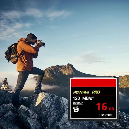 Miniatura 8 de 16 GB UDMA de alta velocidad, tarjeta CF original tarjeta de memoria para fotógrafo profesional, videógrafo, entusiasta