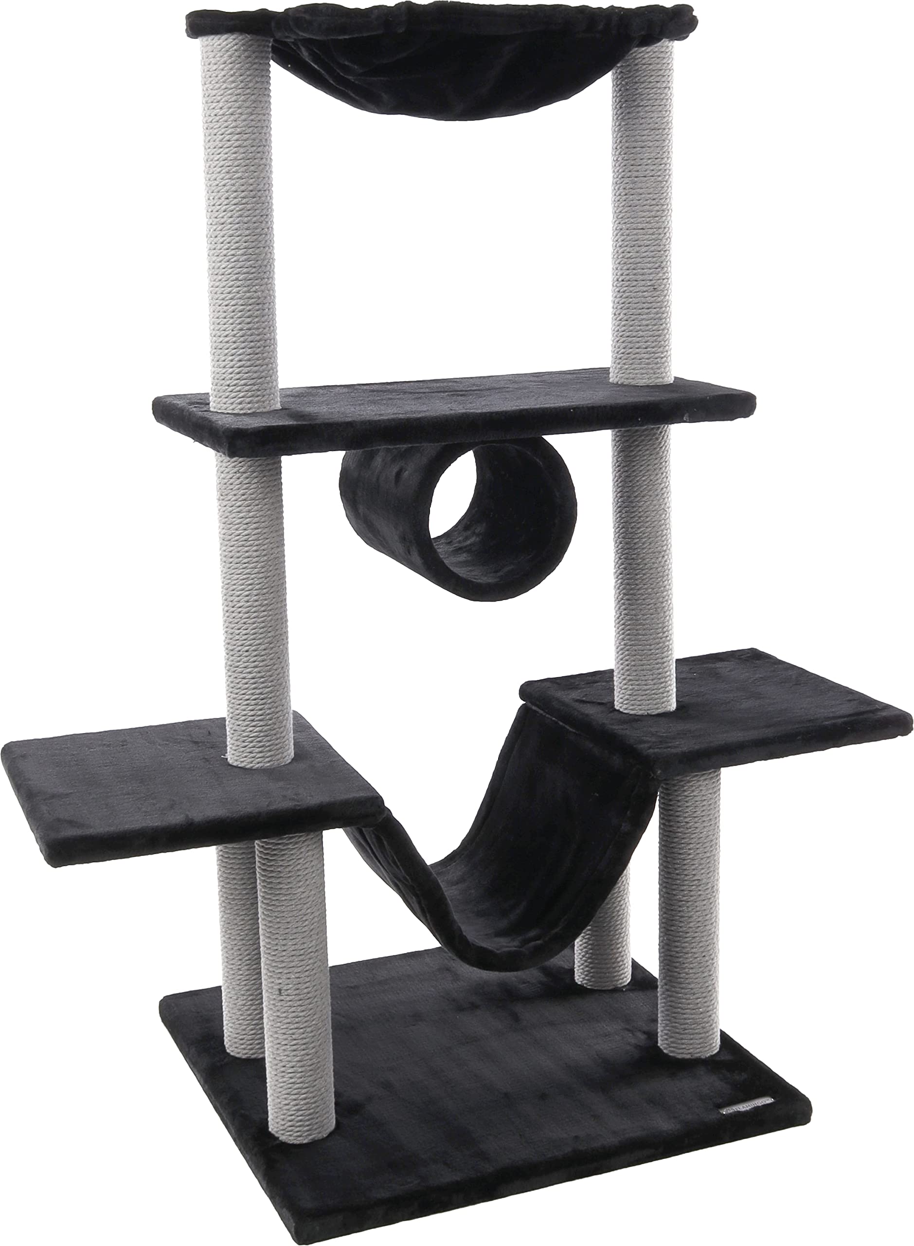 Flamingo SCRATCHING TREE HAMZA BLACK 60x57x122CM