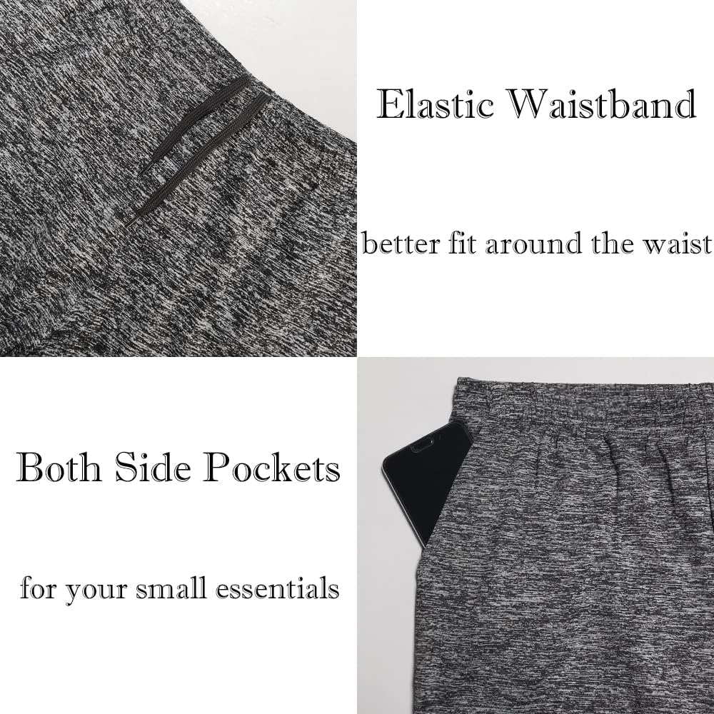 Men's Running Shorts 3 Inch with Pockets Athletics Casual Shorts Quick Dry Bobybuilding - Image 3