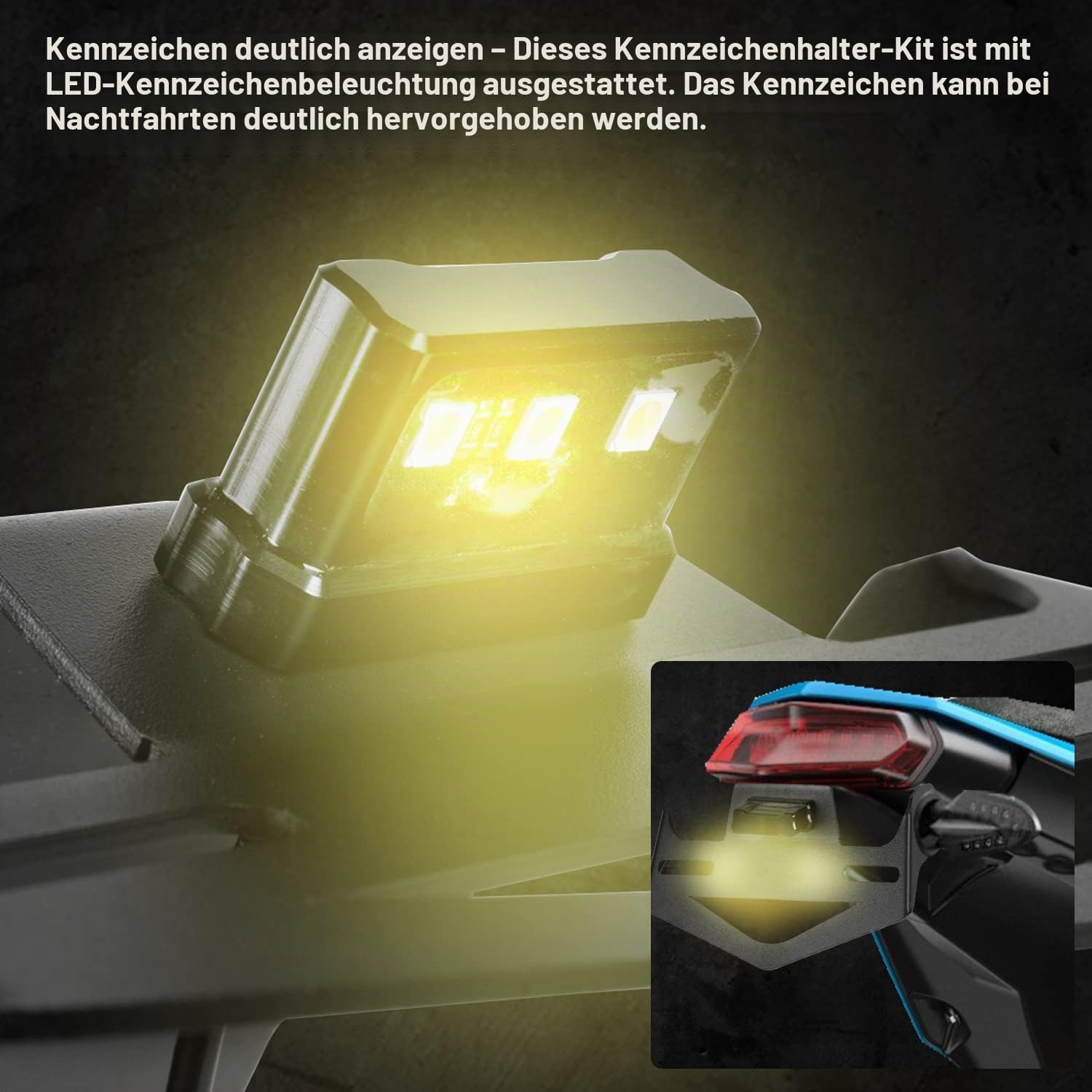 Motorrad-Kennzeichenhalter for Tenere700 XTZ700 Tenere XTZ 700 2019-2025