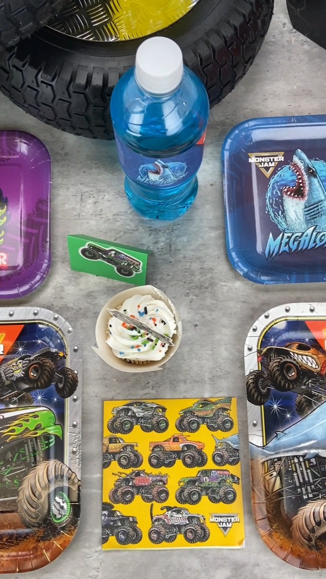 Prime Party Monster Jam Vinilos Decorativos 7 Piezas miniatura 6