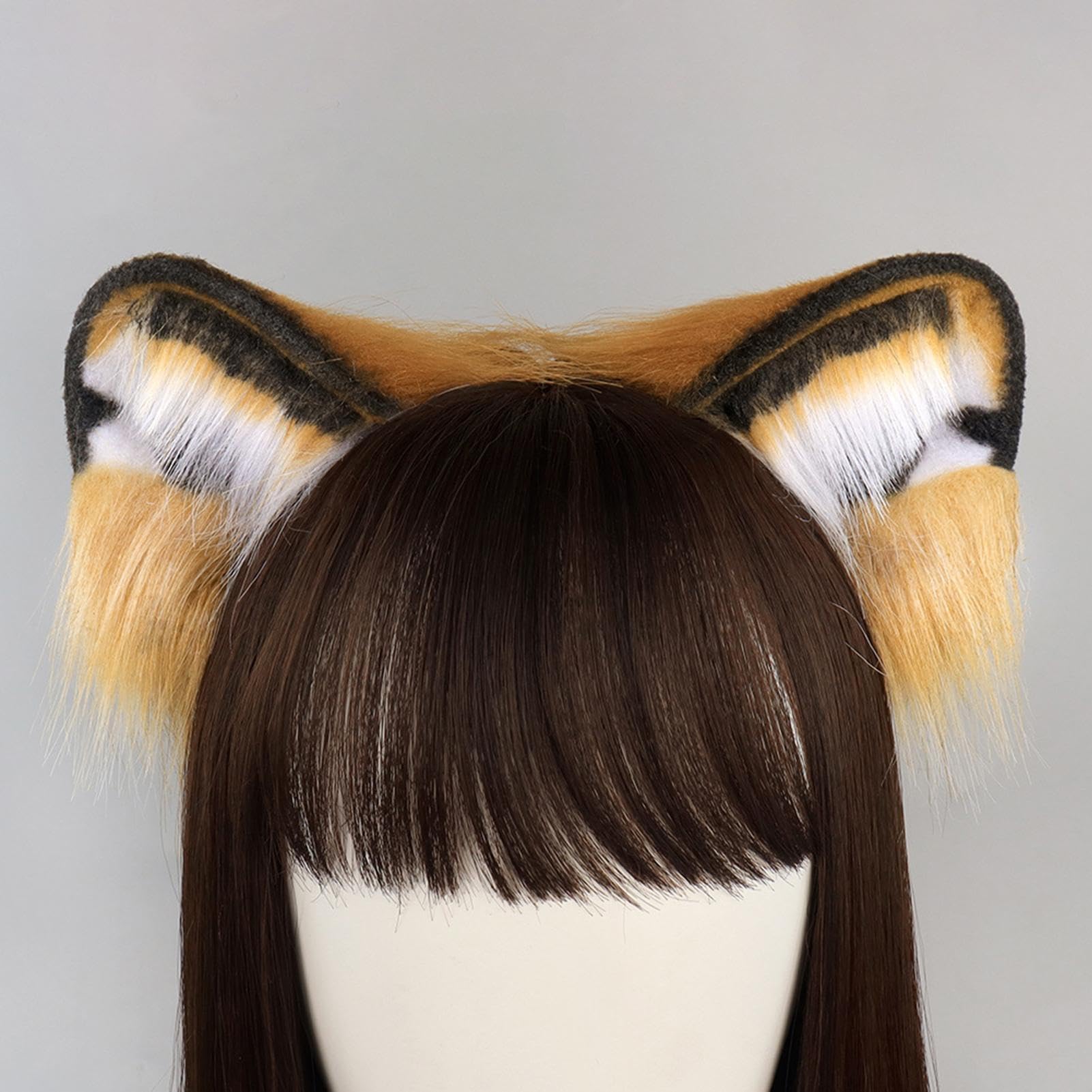 Conjunto genérico orejas y cola de tigre accesorios cosplay Halloween