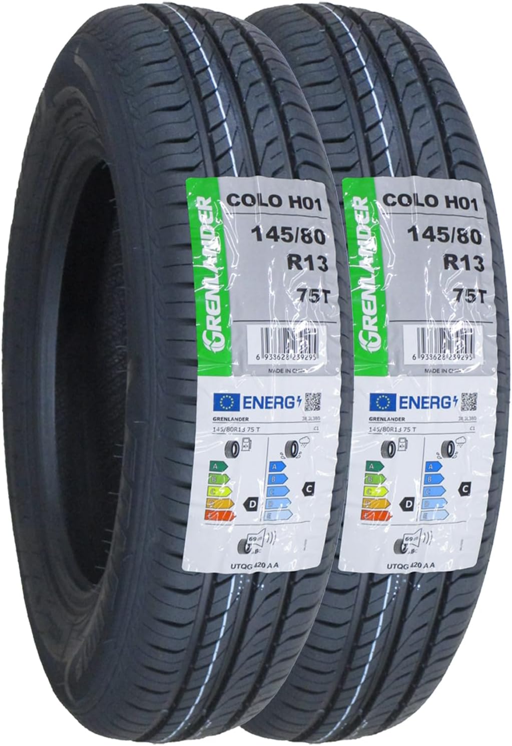グリンランダー(GRENLANDER) サマータイヤ COLO H01 145/80R13 75T 2本セット