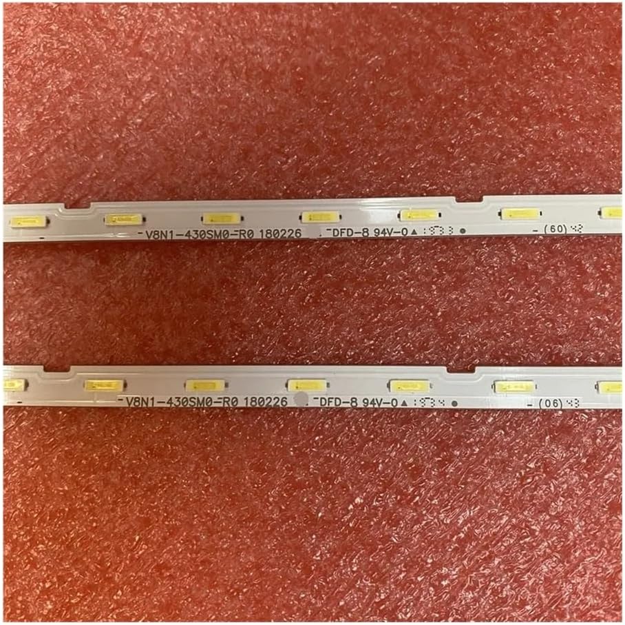 Compatible 2 Pieces for 1 Backlight Strip Model UE43RU7105K UE43RU7102K UE43NU7125K UE43NU7122K UE43RU7100 UE43NU7092 UE43NU7100 BN96-45954A