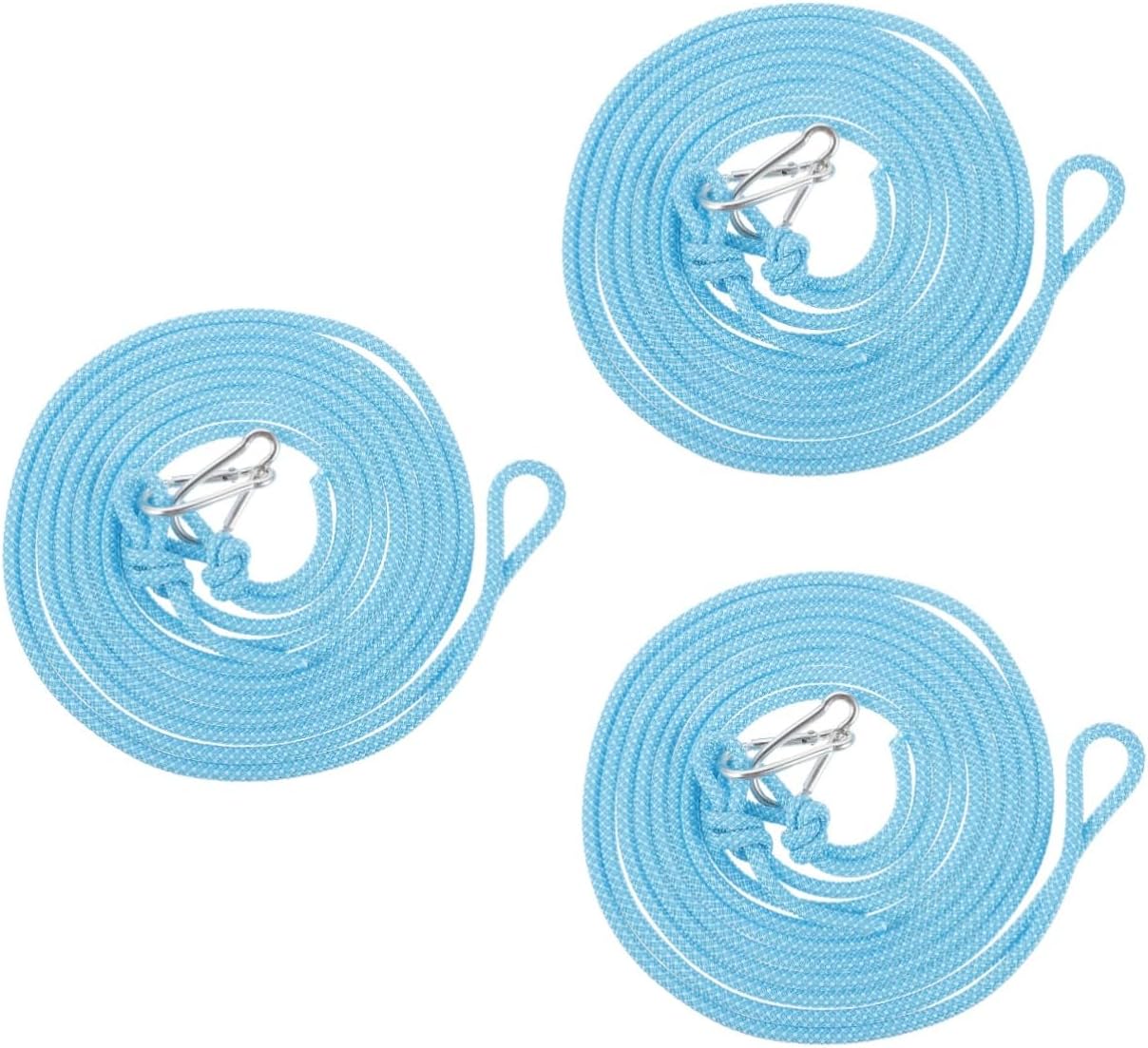 ABOOFAN 3pcs Thick Rope Outdoor Camping Clothesline Portable Clothesline for Travel