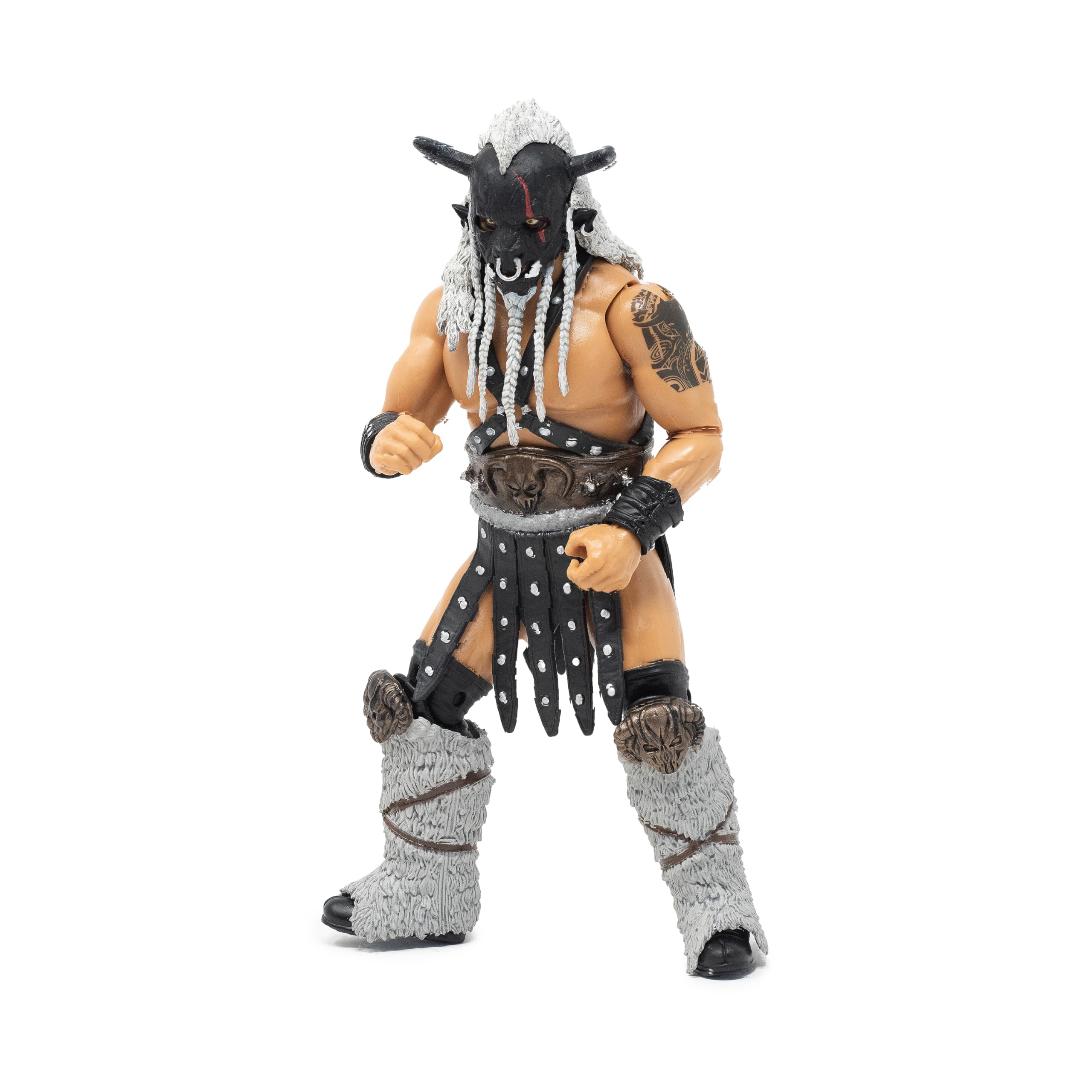 Boss Fight Studio Black Taurus, Legends of Lucha Libre Fanaticos Collectible Action Figure – Highly Articulated Figurine with Authentic Design, Detailed Sculpting, & Custom Artwork Blister Card – 1:12
