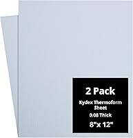 Vista 143 de Kydex Sheets - Solid Color DIY Kit for Crafting Holsters, Sheaths, and Mag Pouches - (8x8, 8x12, 12x12), Premium Thermoform Sheets - Thick, Durable